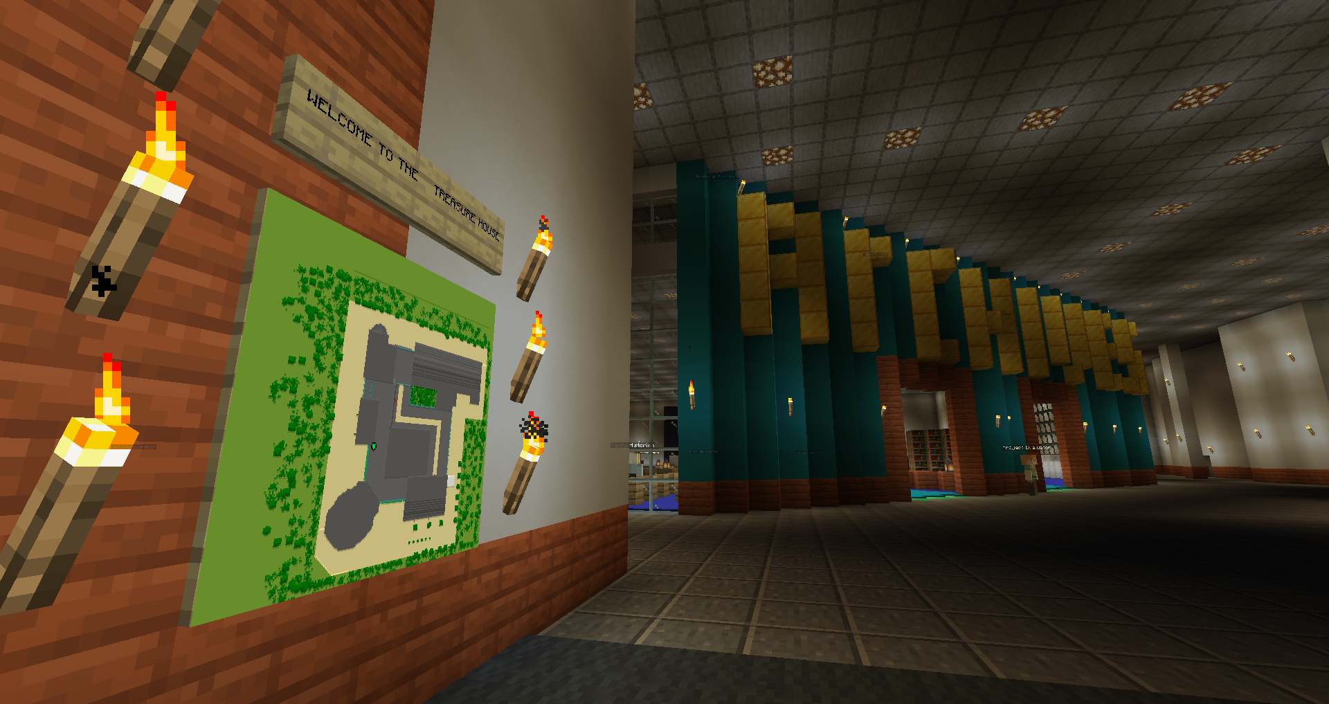 Entrance to the Archives In Minecraft
